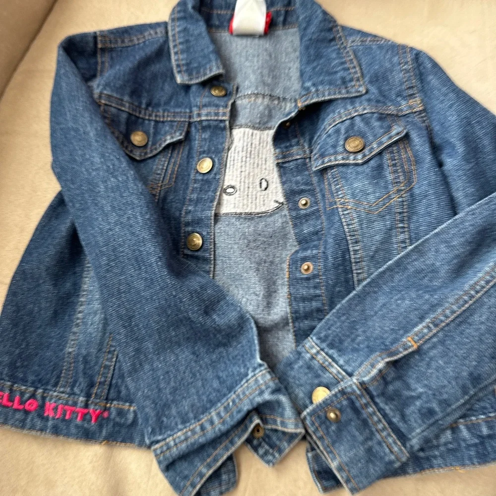 Hello kitty Jean jacket - Picture 1 of 2